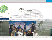Tablet Screenshot of milomolteni.it